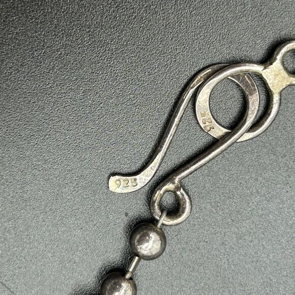 Smokey Quartz Boroque Red Fresh Water Pearl 925 Sterling Silver Necklace - Picture 10 of 13